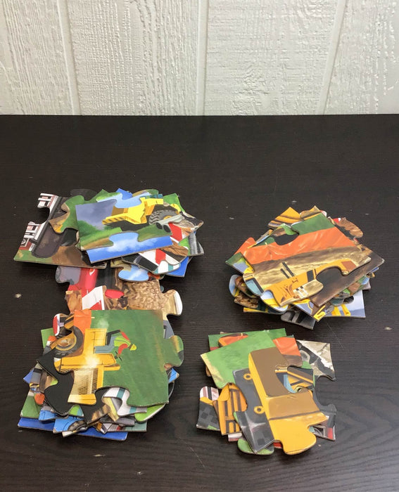 secondhand Melissa & Doug Floor Puzzle, Building Site