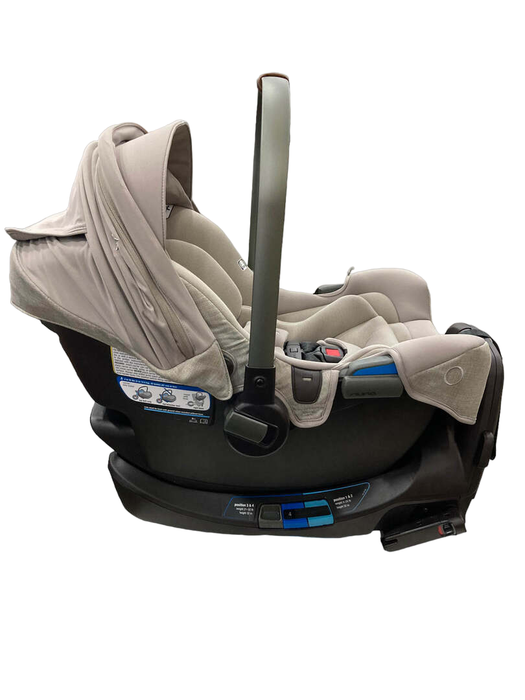 Nuna PIPA rx Infant Car Seat with RELX Base, 2023, Hazelwood