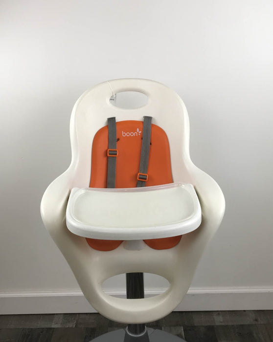 secondhand Boon Flair High Chair, Orange/White