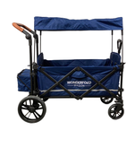 secondhand Wonderfold X2 Push + Pull Double Stroller Wagon, 2022, Sapphire Navy