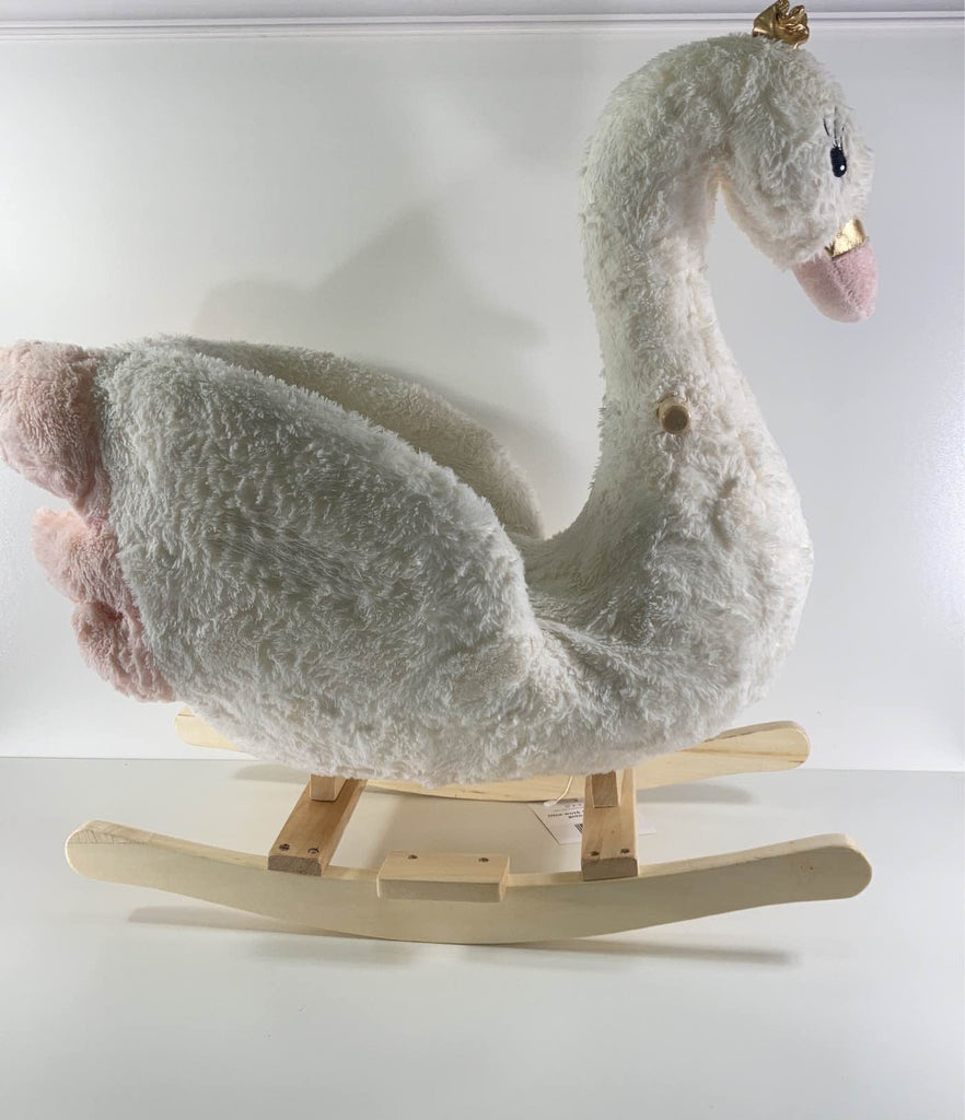 Soft Landing Joyrides Swan Rocking Toy