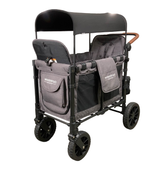 used Wonderfold W2 Luxe Multifunctional Double Stroller Wagon, 2022, Charcoal Gray