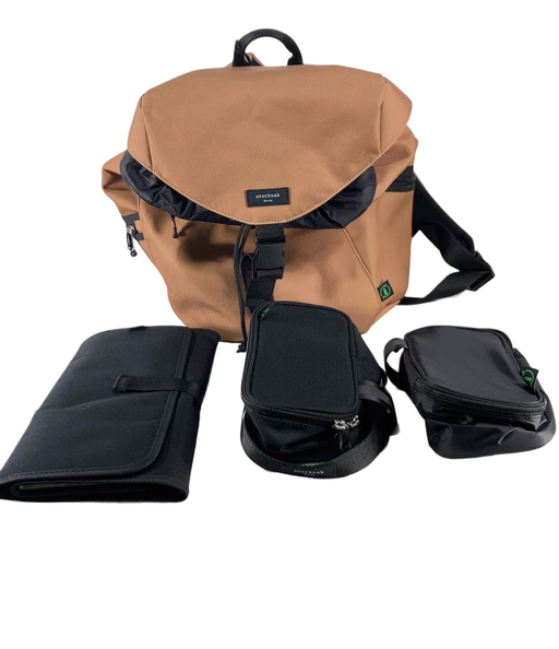 Shop StorkSak Eco Backpack Diaper Bag, Toffee at GoodBuy Gear
