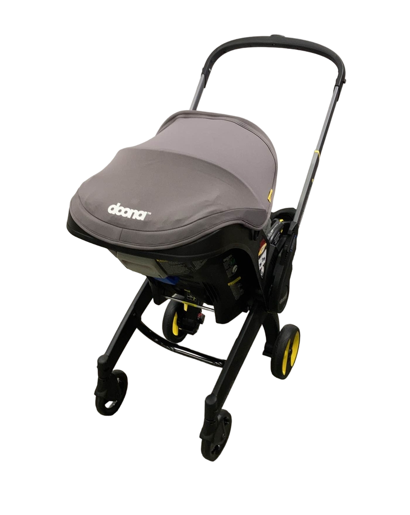 Doona Infant Car Seat & Stroller Combo, 2022, Grey Hound