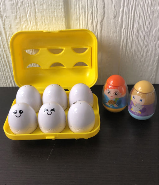 used TOMY Hide And Squeak Eggs