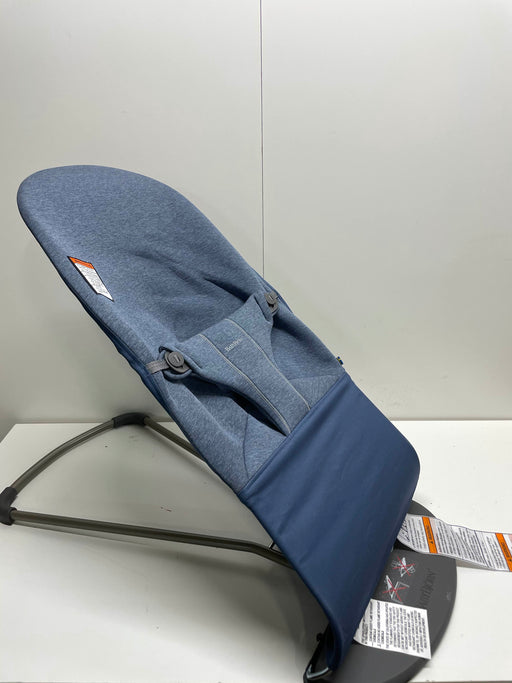 secondhand BabyBjorn Bouncer Bliss, Dove Blue  3D Jersey