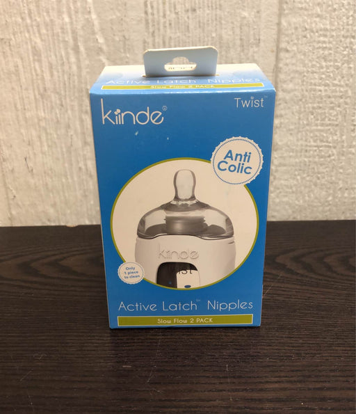 used Kiinde Active Latch Nipples 2-Pack, Slow