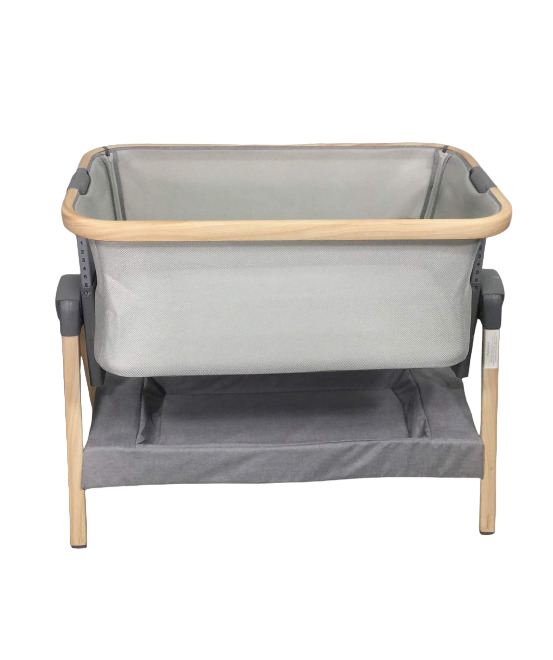 Venice Child California Dreaming Portable Bedside Bassinet, Grey/Wood