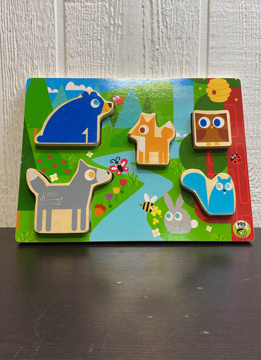 used PBS Kids Wooden Puzzle