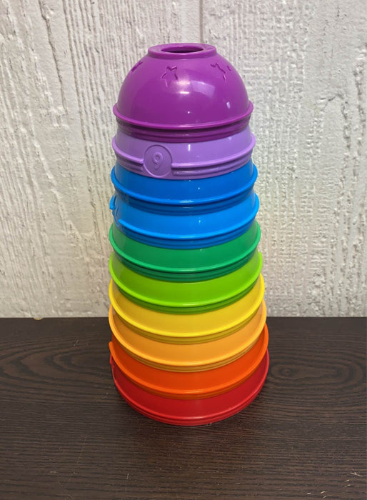 used Fisher Price Brilliant Basics Stack And Roll Cups