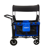 secondhand Wonderfold W2 Original Multifunctional Double Stroller Wagon, 2022, Blue