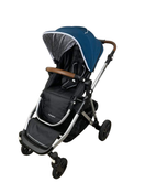 secondhand Mockingbird Single to Double Stroller, 2023, Silver with Penny Leather, Sea, Windowpane