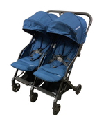 used Mompush Lithe Double Stroller, 2022, Navy