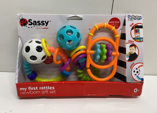 secondhand Sassy My First Rattles Newborn Gift Set