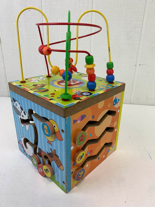 used Young Explorers 5 in 1 Wooden Activity Center