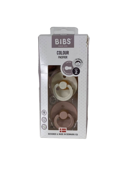 Shop BIBS 2-Pack Pacifiers, Ivory/Blush, Size 2 (6+ months) at GoodBuy Gear