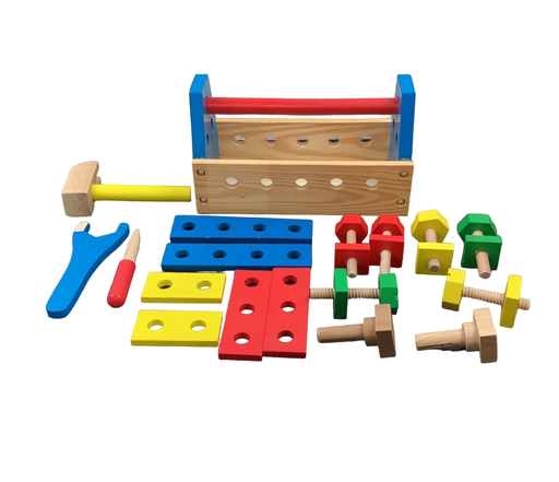 used Melissa & Doug Take-Along Tool Kit Wooden Toy