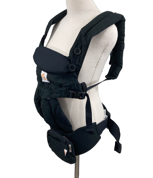 used Ergobaby Omni 360 Cotton Baby Carrier, Pure Black