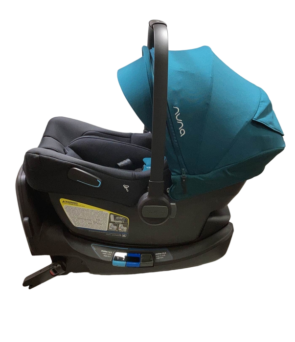 secondhand Nuna Pipa Lite RX And Pipa Relx Base, 2022, Lagoon