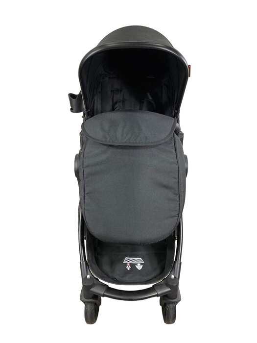 secondhand Mompush Ultimate 2 Baby Stroller, Black with Black Frame, 2022