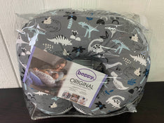 used Boppy Nursing Pillow, Grey Dinosaurs