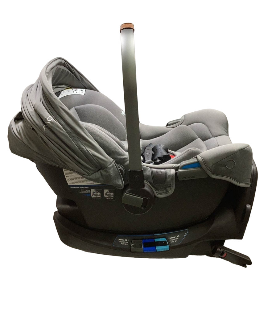 Nuna PIPA rx Infant Car Seat with RELX Base, 2021, Granite