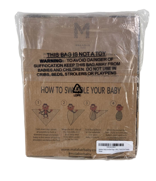 secondhand Malabar Baby Organic Cotton Muslin Swaddle