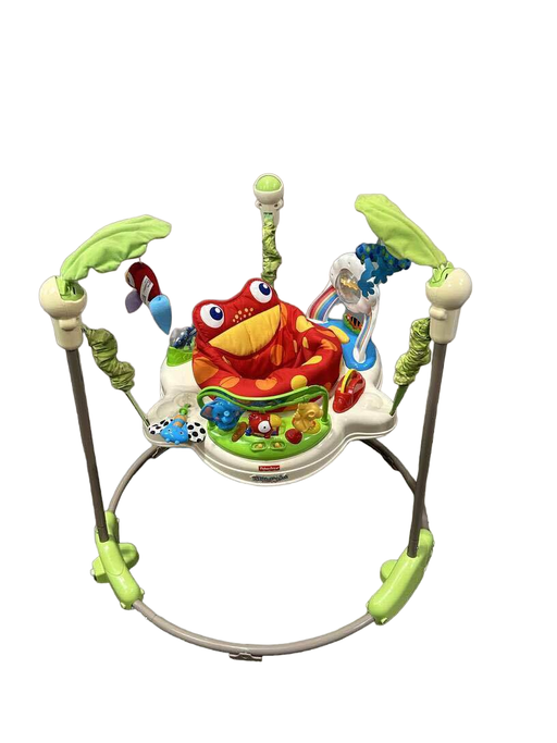 used Fisher Price Jumperoo Activity Center, Rainforest Friends