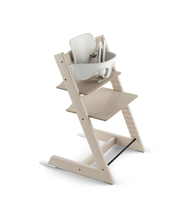 used Stokke Tripp Trapp High Chair With Baby Set, Whitewash