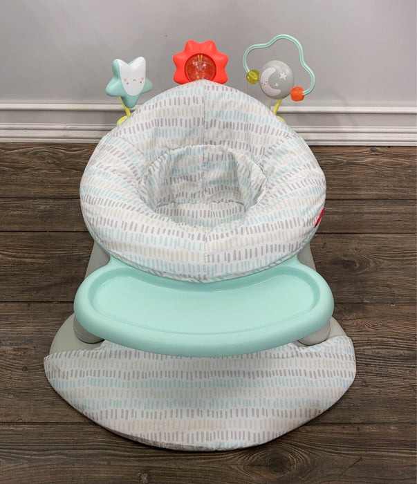 used Skip Hop 2-in-1 Sit-up Activity Baby Chair, Silver Cloud Lining