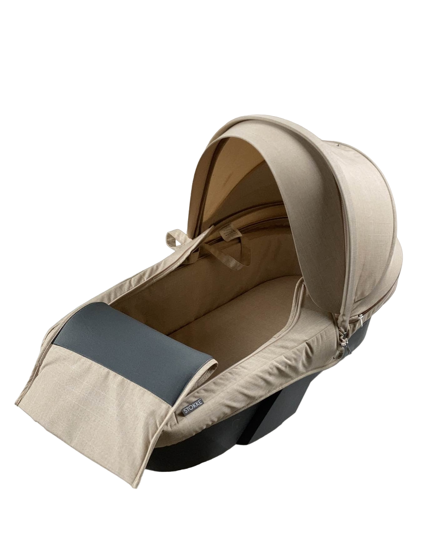 Stokke Xplory Carry Cot, Beige Melange