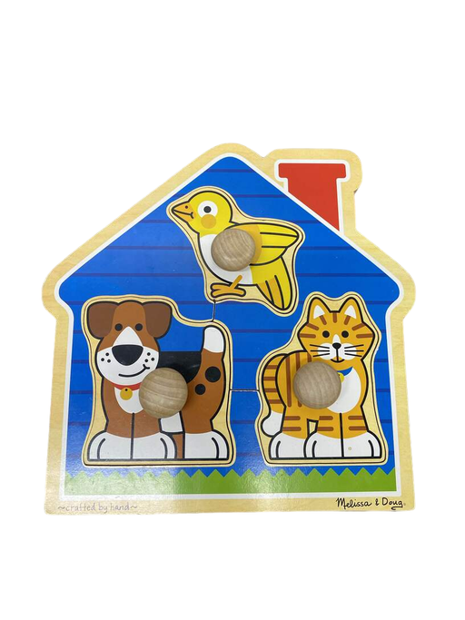 used Melissa & Doug Jumbo Knob Puzzle