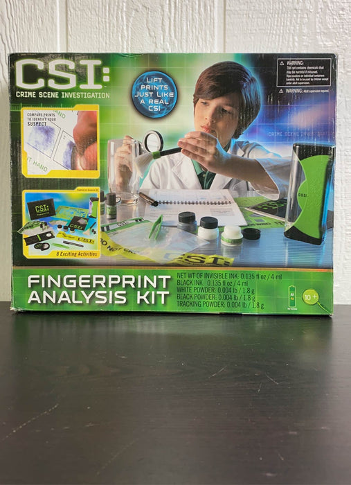 used Toys R Us CSI Fingerprint Kit