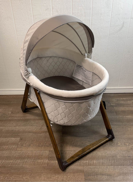 secondhand Ingenuity Foldaway Rocking Wood Bassinet