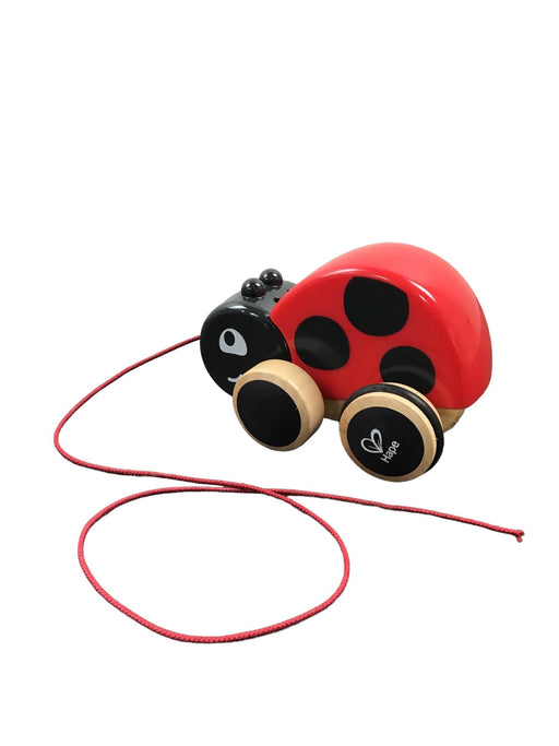 used Hape Ladybug Pull Along Toy