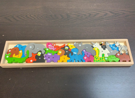 used BeginAgain Animal Parade A to Z Puzzle & Playset