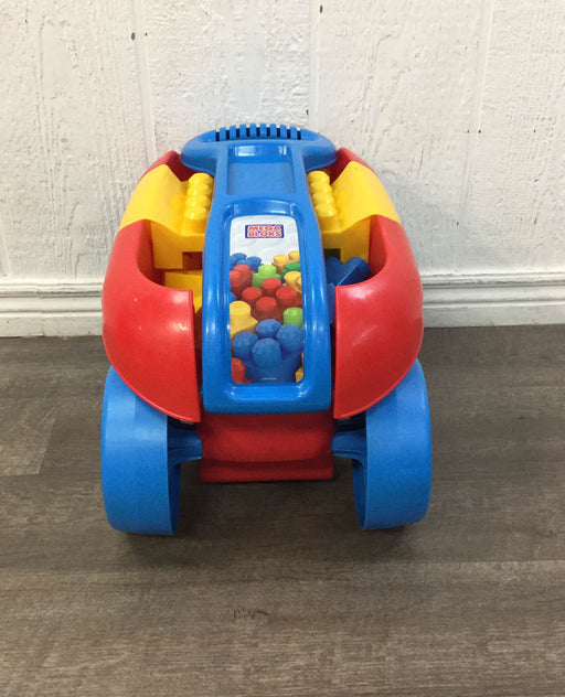 secondhand Mega Bloks Block Scooping Wagon With Mega Bloks