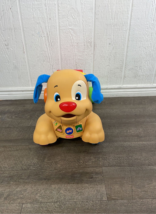 used Fisher Price Laugh And Learn Stride-To-Ride Puppy