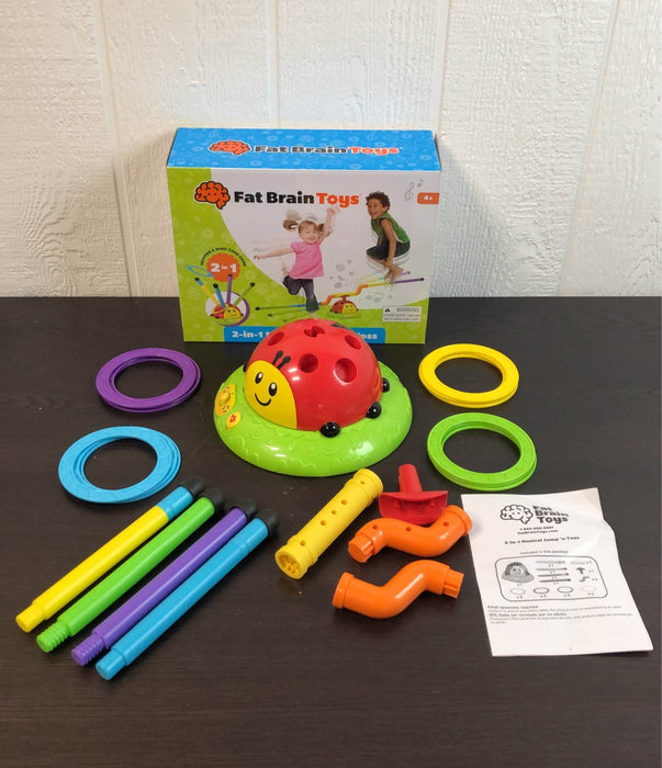 used Fat Brain Toys 2-in-1 Musical Jump And Toss