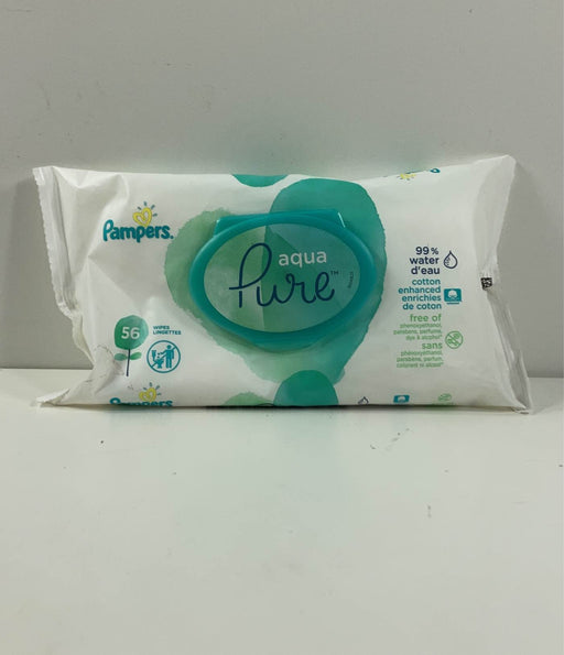 used Pampers Aqua Pure Sensitive Baby Wipes, 56 count