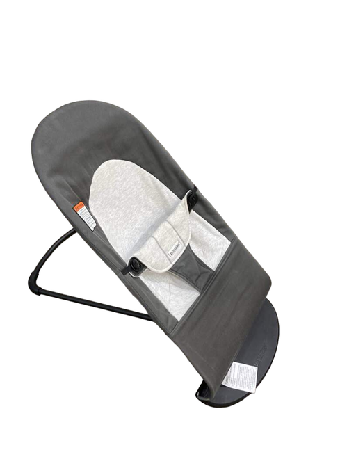 secondhand BabyBjorn Bouncer Balance, Dark Grey/Grey, Black Frame