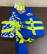 used Gogokids Swim Vest Life Jacket, -Size Small (Ages 3-4)