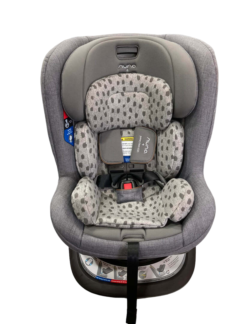 Nuna Revv Rotating Convertible Car Seat, 2022, Brushstroke Dot