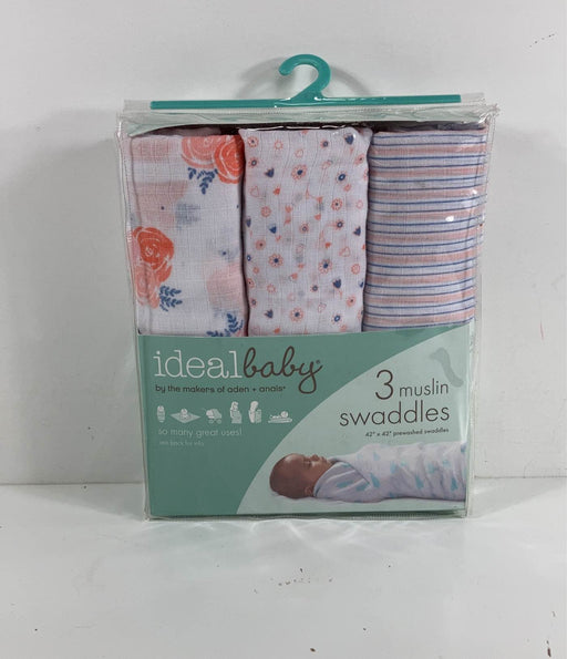 used Ideal Baby Swaddle, 3 Pack