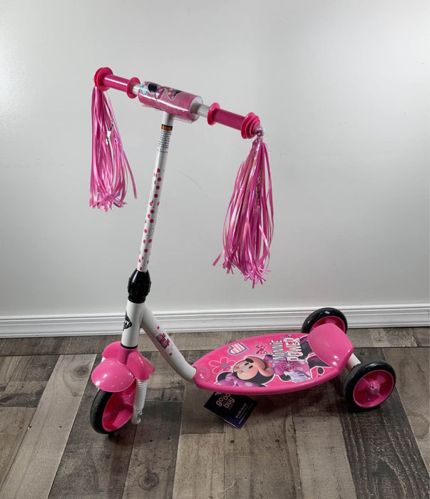 used Huffy Disney Minnie Mouse Preschool Grow Scooter