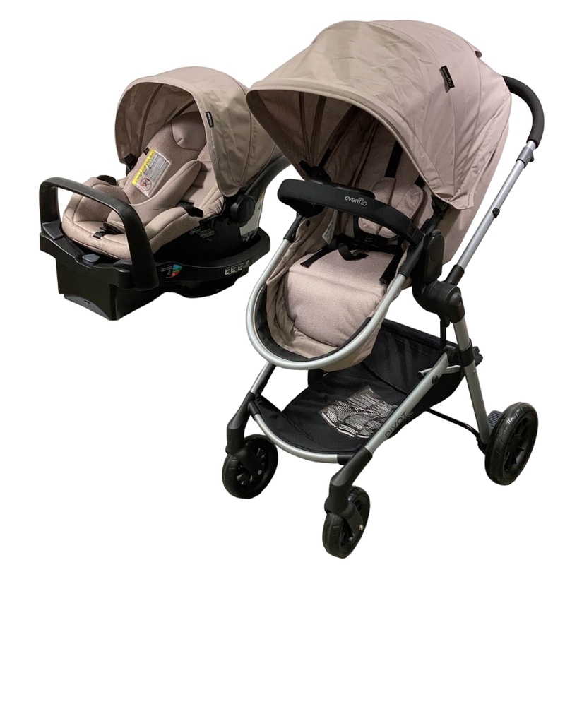 evenflo sandstone Evenflo Pivot Modular Travel System Stroller, Sandstone, 2021