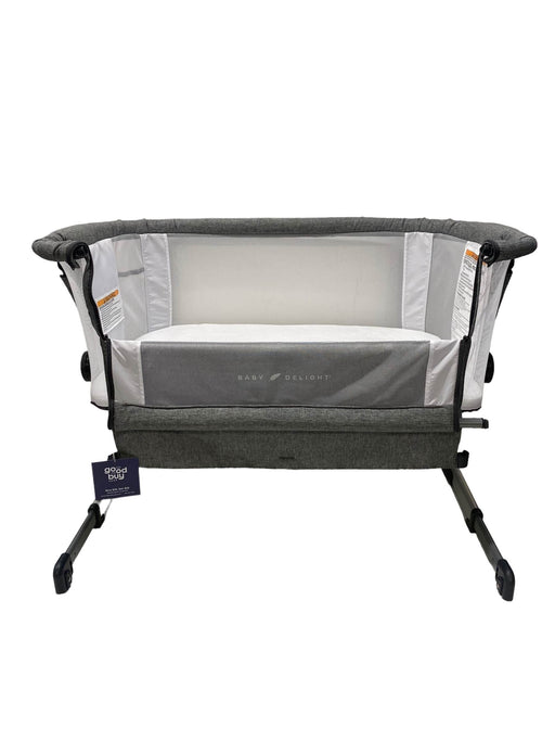 used Baby Delight Beside Me Dreamer Bassinet & Bedside Sleeper, Charcoal Tweed