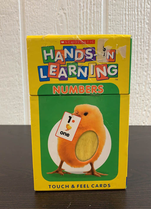 used Scholastic Hands-On Learning Touch and Feel Cards