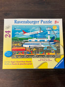 used Ravensburger Puzzle, 24 piece floor puzzle Preparing to Fly