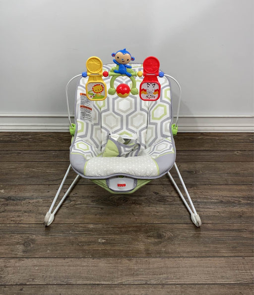 secondhand Fisher Price Baby Bouncer, Geo Meadow